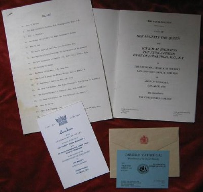 1978 Maundy Service Programme.