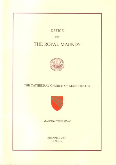 2007 Maundy Service Programme.